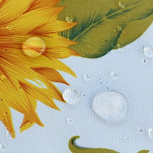 EHouseHome Outdoor Indoor 70inch Round Tablecloth with Umbrella Hole and Zipper, Waterproof Zippered Patio Table Cloths, Spring/Summer Table Covers for Backyard Circular Table/BBQs/Picnic - Image 6