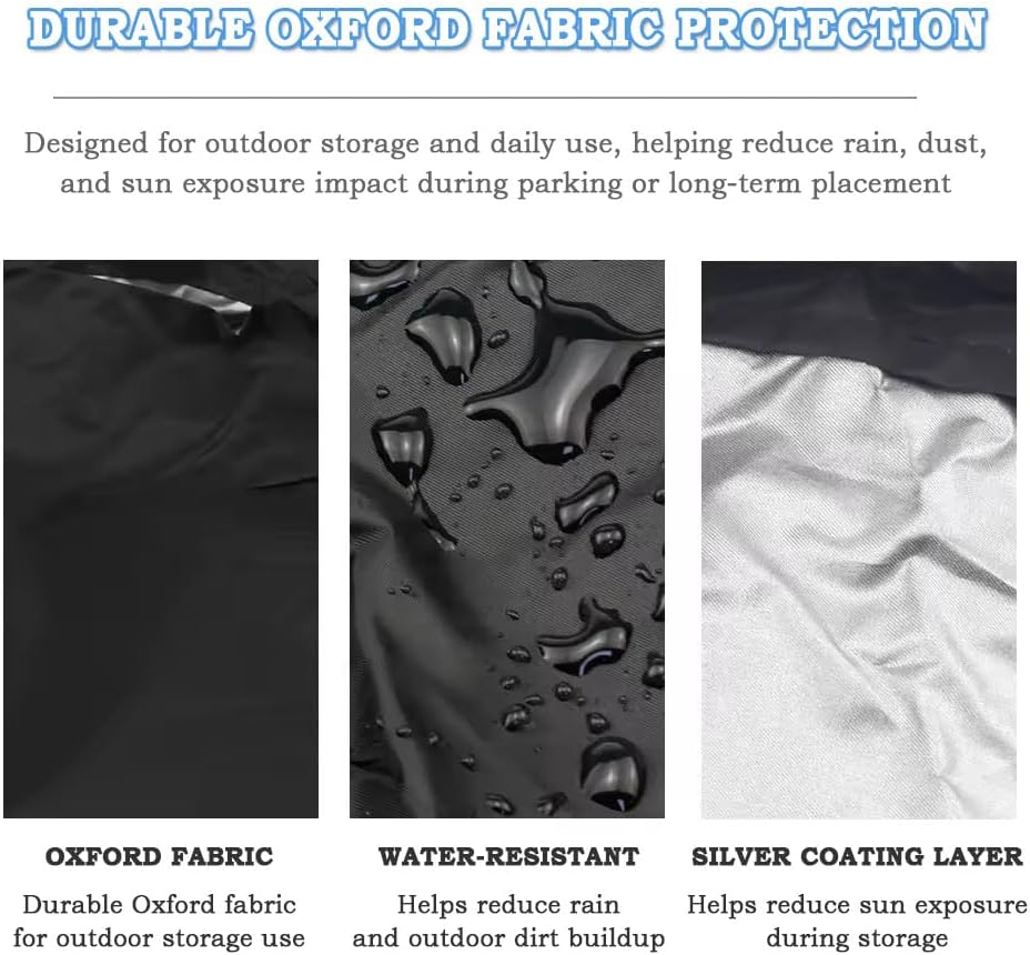 Griddle Cover for Pit Boss PB757GS 2022-2026, Flat Top Grill Cover Heavy Duty Oxford, BBQ Outdoor Storage Weather Resistant Rain & Dust Protection Patio Backyard RV - Image 4