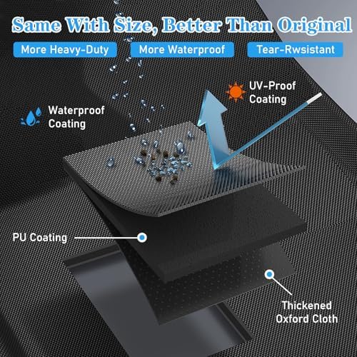 Utheer Grill Cover for Rec teq RT-590, Deck Boss 590/800/900 & RT-700 - Image 5