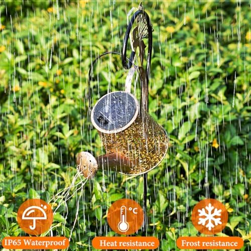 Solar Watering Can Light, Solar Outdoor Decorative, Garden Decor Lights - Image 5