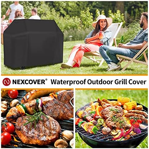 NEXCOVER Gas Grill Cover- 70" Waterproof BBQ Cover, UV Resistant Barbecue Cover, Easy On & Off, Fade Resistant & Dustproof Barbeque Smoker Cover for Brinkmann Char-Broil Weber Nexgrill and More. - Image 6