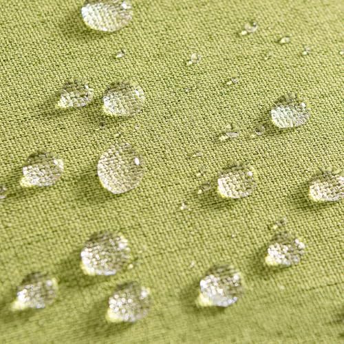 MIULEE Decorative Outdoor Pillow Covers Waterproof 20x20 Moss Green - Image 3