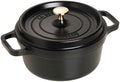 STAUB Cast Iron Round Cocotte, Dutch Oven, 2.75-quart, serves 2-3, Made in France, Matte Black by Unknown