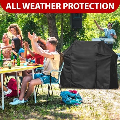 Grill Cover 52 Inch, Waterproof Grill Cover for Outdoor, Compatible with Weber Spirit 200 and 300 Series, Weber Genesis Silver, Dyna Glo, Char Broil, Nexgrill - Image 7