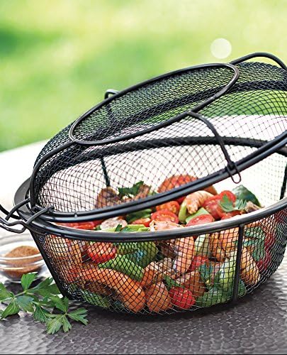Outset QD77 Grill, 1 EA, Black Chef's Outdoor Basket and Skillet - Image 5