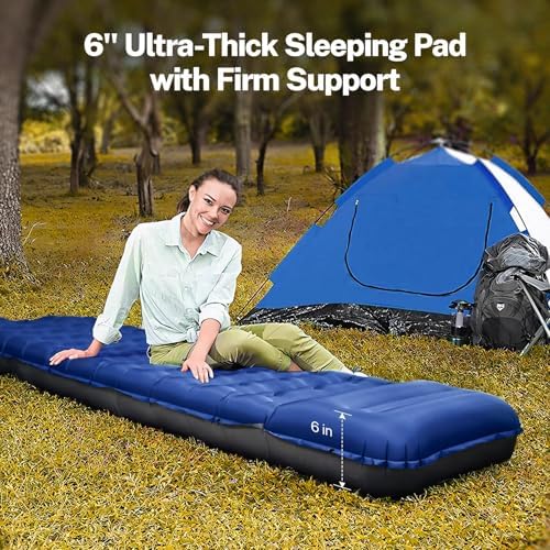 OGERY Sleeping Pad for Camping, 6" Extra-Thick Reinforced Camping Pad - Image 3
