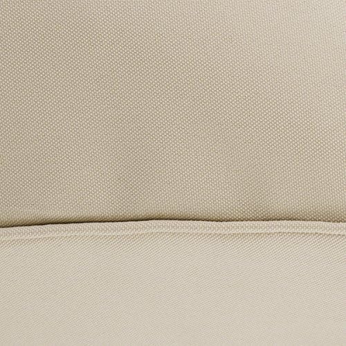 Classic Accessories Montlake Water-Resistant 21 x 20 x 4 Inch Patio Lounge Back Cushion, Antique Beige, Outdoor Loveseat Cushions - Image 6