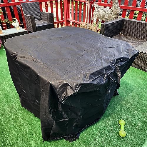 Outdoor Prep Table Cover 51''L x 25''W x 31''H,Heavy Duty Waterproof 600D Furniture Cover for Stainless Steel Food Table,Cart Prep Table,Coffee Table,BBQ Grill Table,Dining Table Office Desk - Image 7