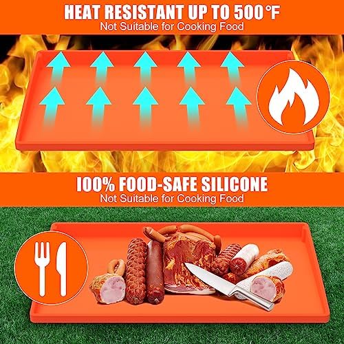 Silicone Griddle Mat Cover for Blackstone - 28 Inch True All-Encompassing Coverage Heavy Duty Food Grade Grill Buddy Mat, All Season Cooking Surface Protective Cover - Image 6
