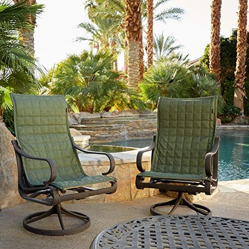 Classic Accessories Montlake Water-Resistant 45 Inch Patio Chair Slipcover, Heather Fern, Patio Furniture Covers - Image 7