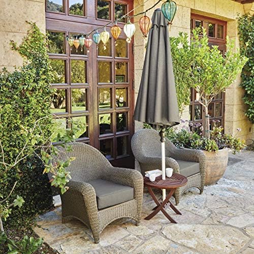 Classic Accessories Montlake Water-Resistant 23 x 22 x 4 Inch Outdoor Back Cushion Slip Cover, Patio Furniture Cushion Cover, Light Charcoal Grey, Patio Furniture Cushion Covers - Image 4