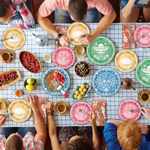 Mexican Fiesta Paper Plates and Napkins Party Supplies Serve 60 - Image 5