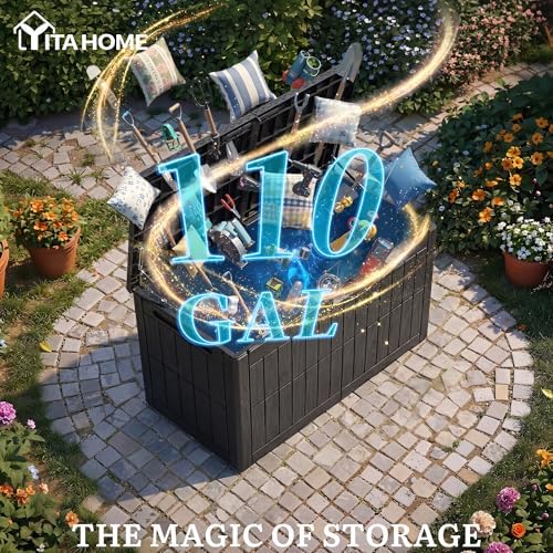 YITAHOME 110 Gallon Outdoor Deck Box - Image 2