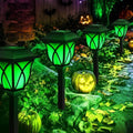 GIGALUMI Solar Halloween Lights Outdoor, LED Solar Pathway Lights 8 Pack by GIGALUMI