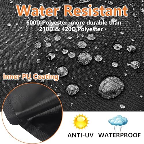 Heavy Duty 600D Griddle Cover for Blackstone 36 inch, Waterproof & Windproof - Image 3