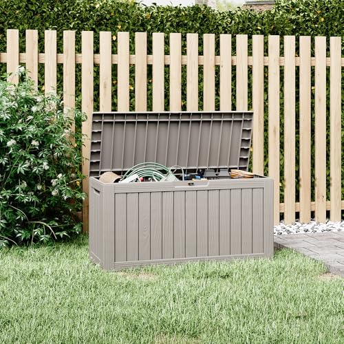 KAMABOKO Outdoor Storage Box, 80 Gallon Deck Box Outdoor Waterproof Patio by KAMABOKO