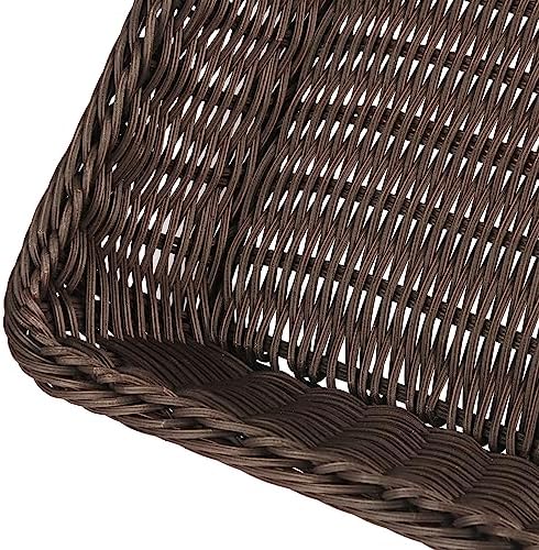 5 PCS 13.8x9.8 Inch Wicker Bread Basket, Woven Serving Basket, Tabletop Food Serving Basket for Restaurant, Bakery, Family Party, Hotel Serving, Fruits, Vegetables and Snacks, coffee - Image 3