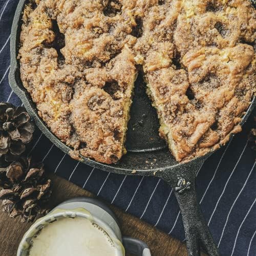 12 Inch Round Large Pre-Seasoned Cast Iron Skillet - Image 6