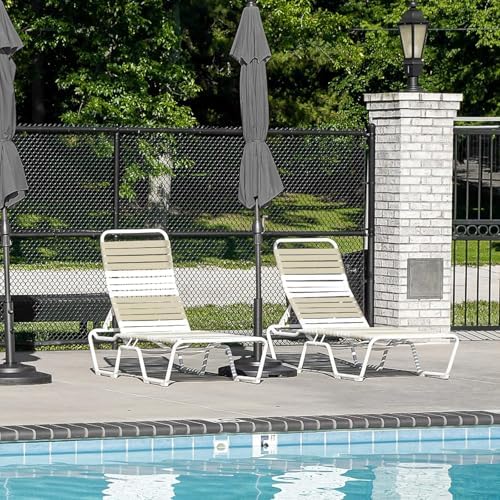 LukLoy 2" Wide 20ft Long Vinyl Straps for Patio Chairs Repairs, Driftwood - Image 2