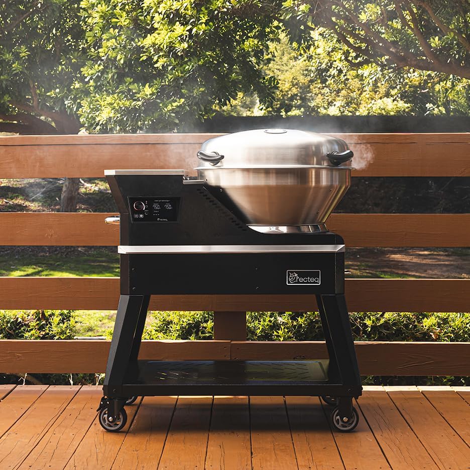 recteq Pellet Grill RT-380BD Bullseye Deluxe, WiFi Enabled Electric Pellet Smoker Grill, BBQ Outdoor, Smoke, Sear, and More - Image 3
